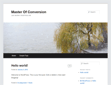 Tablet Screenshot of mastersofconversion.com